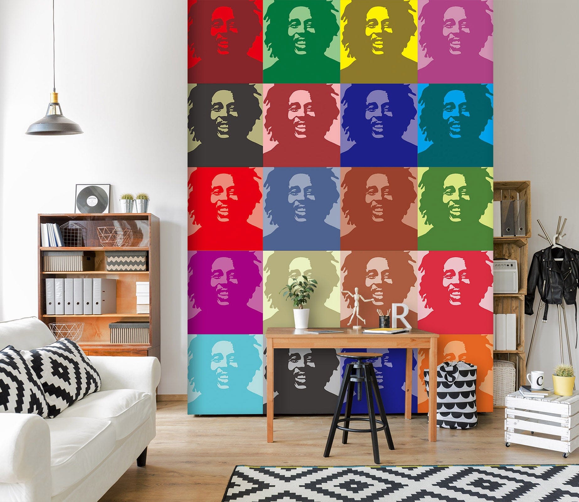 3D Color Avatar 046 Wall Murals Wallpaper AJ Wallpaper 2 