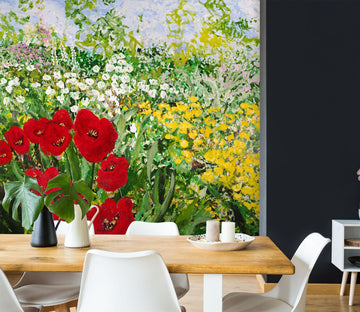 3D Colored Flowers 251 Allan P. Friedlander Wall Mural Wall Murals Wallpaper AJ Wallpaper 2 