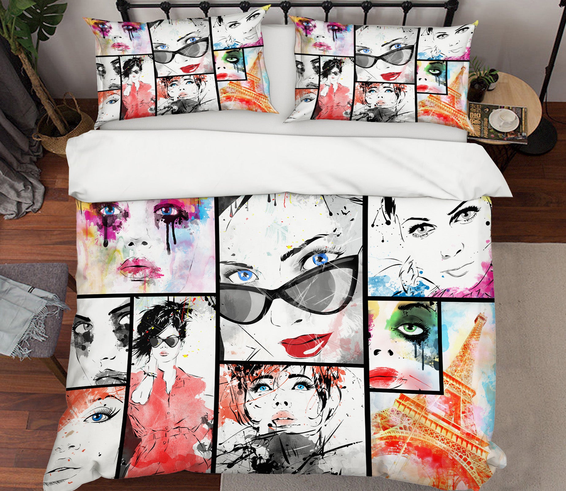 3D Female 15081 Bed Pillowcases Quilt
