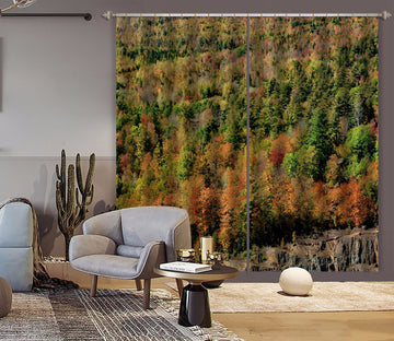 3D Red And Orange Striation 61234 Kathy Barefield Curtain Curtains Drapes