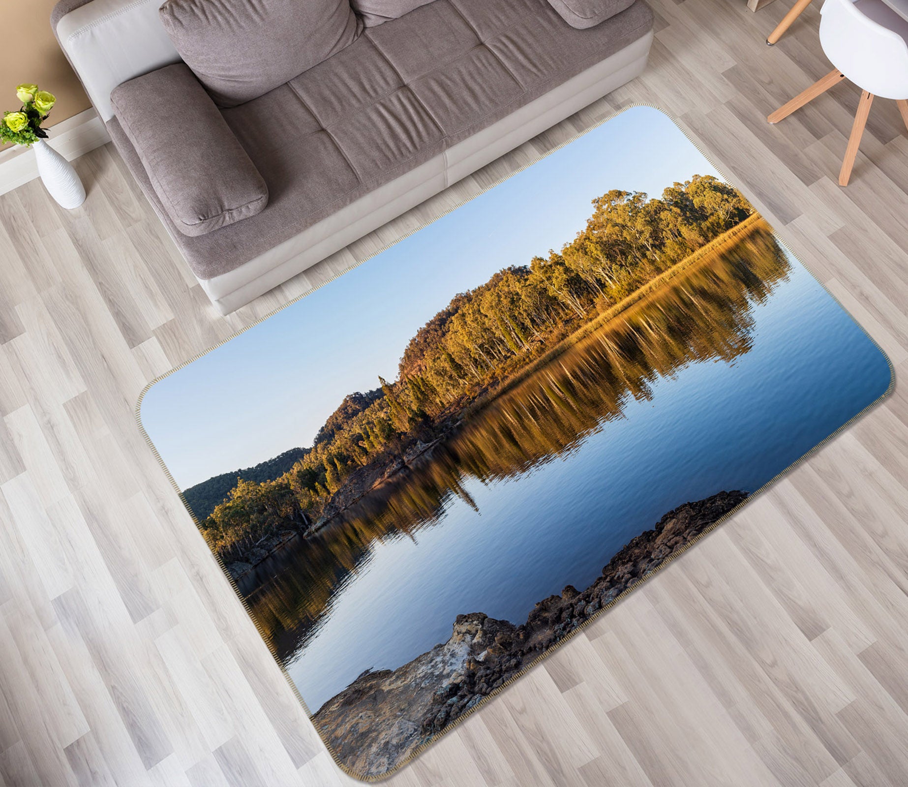 3D Lake 36085 Non Slip Rug Mat