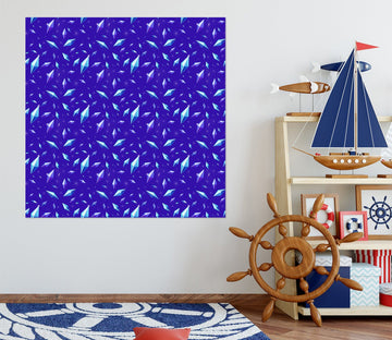 3D Blue Pattern 105 Rose Catherine Khan Wall Sticker Wallpaper AJ Wallpaper 2 