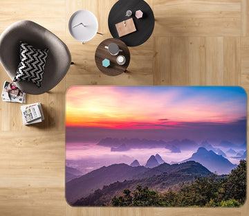 3D Mountains 76275 Non Slip Rug Mat