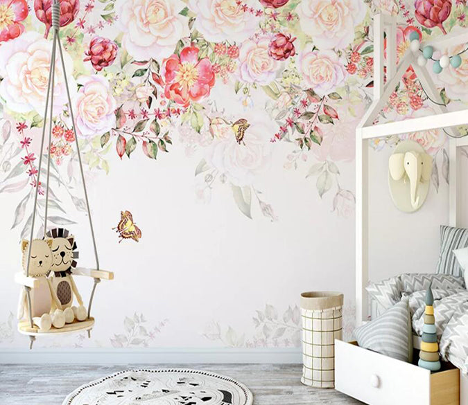 3D Colored Flowers 890 Wall Murals Wallpaper AJ Wallpaper 2 