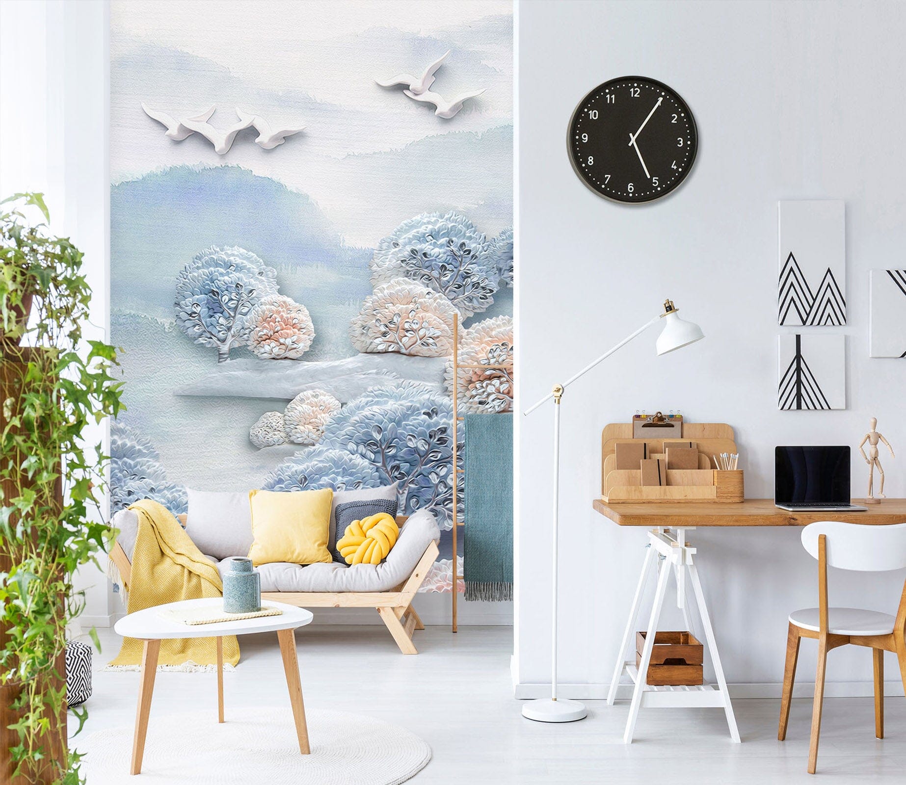 3D Forest Bird 1805 Wall Murals Wallpaper AJ Wallpaper 2 