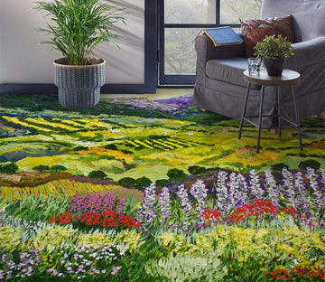 3D Meadow Flowers 9602 Allan P. Friedlander Floor Mural