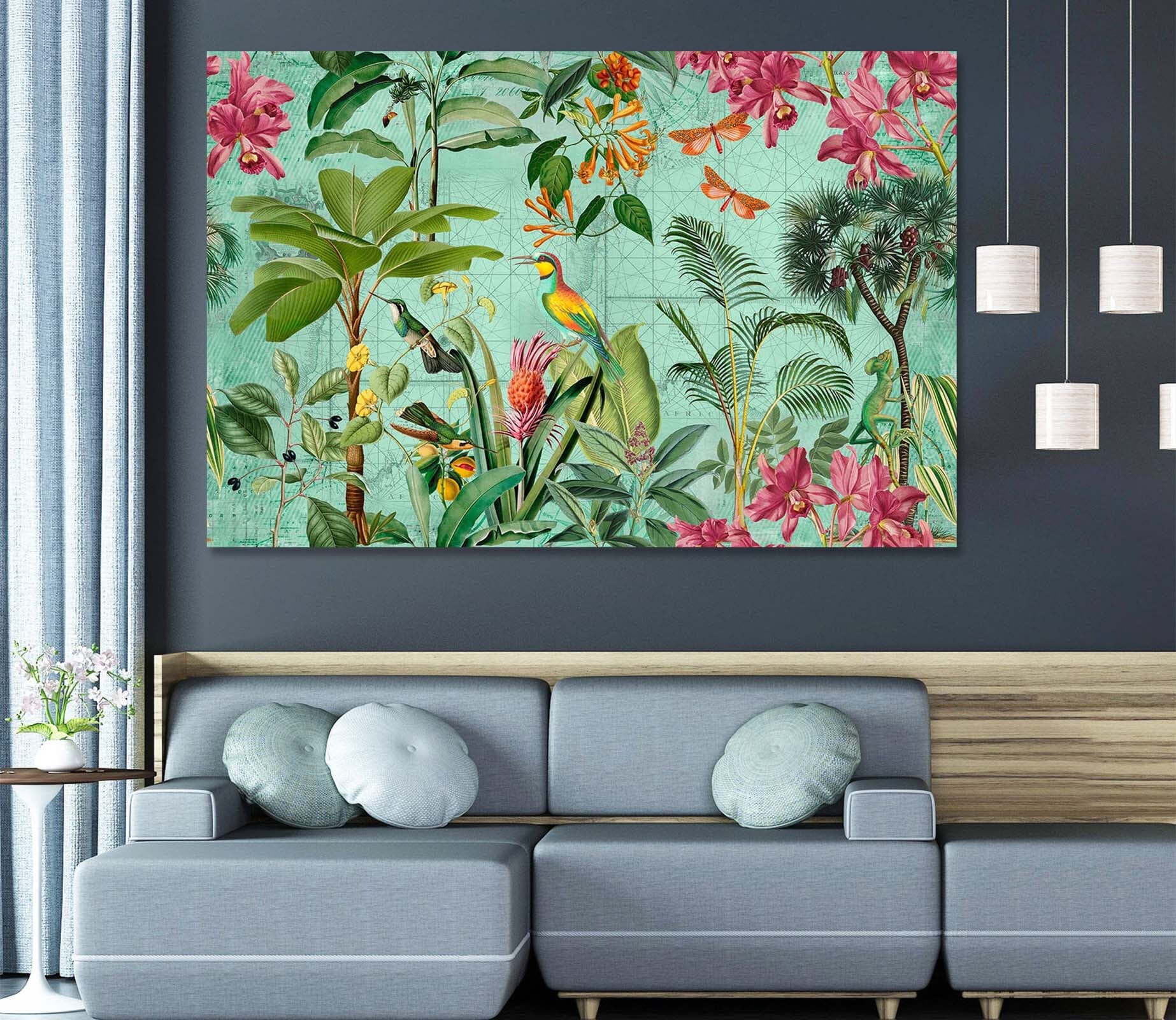 3D Bird Paradise 123 Andrea haase Wall Sticker Wallpaper AJ Wallpaper 2 