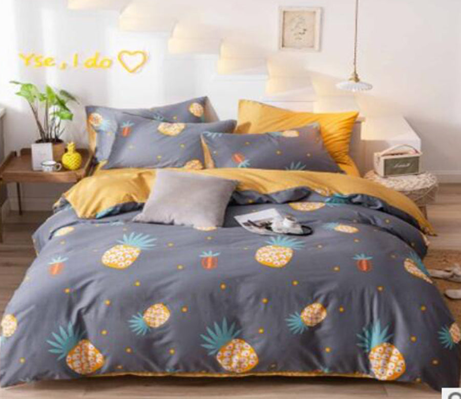 3D Pineapple 16070 Bed Pillowcases Quilt