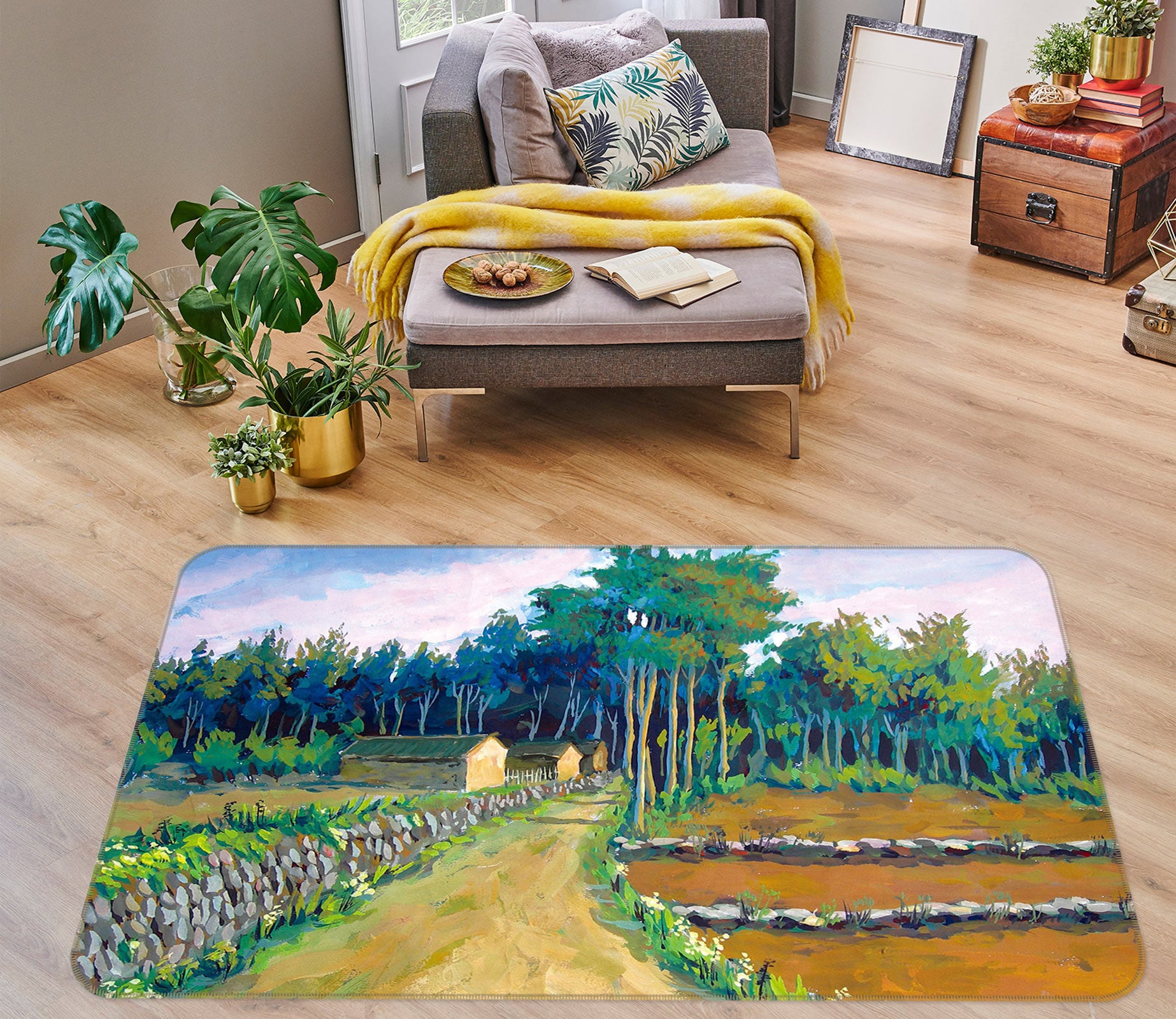 3D Field 75170 Non Slip Rug Mat