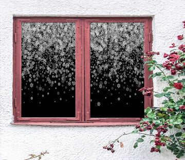 3D Beautiful Snowflake 352 Window Film Print Sticker Cling Stained Glass UV Block