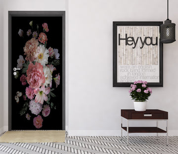 3D Flower Bush 25193 Door Mural