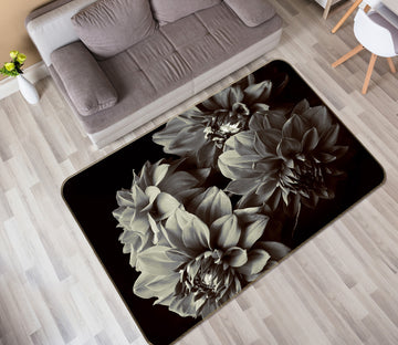 3D Flowers 34176 Non Slip Rug Mat
