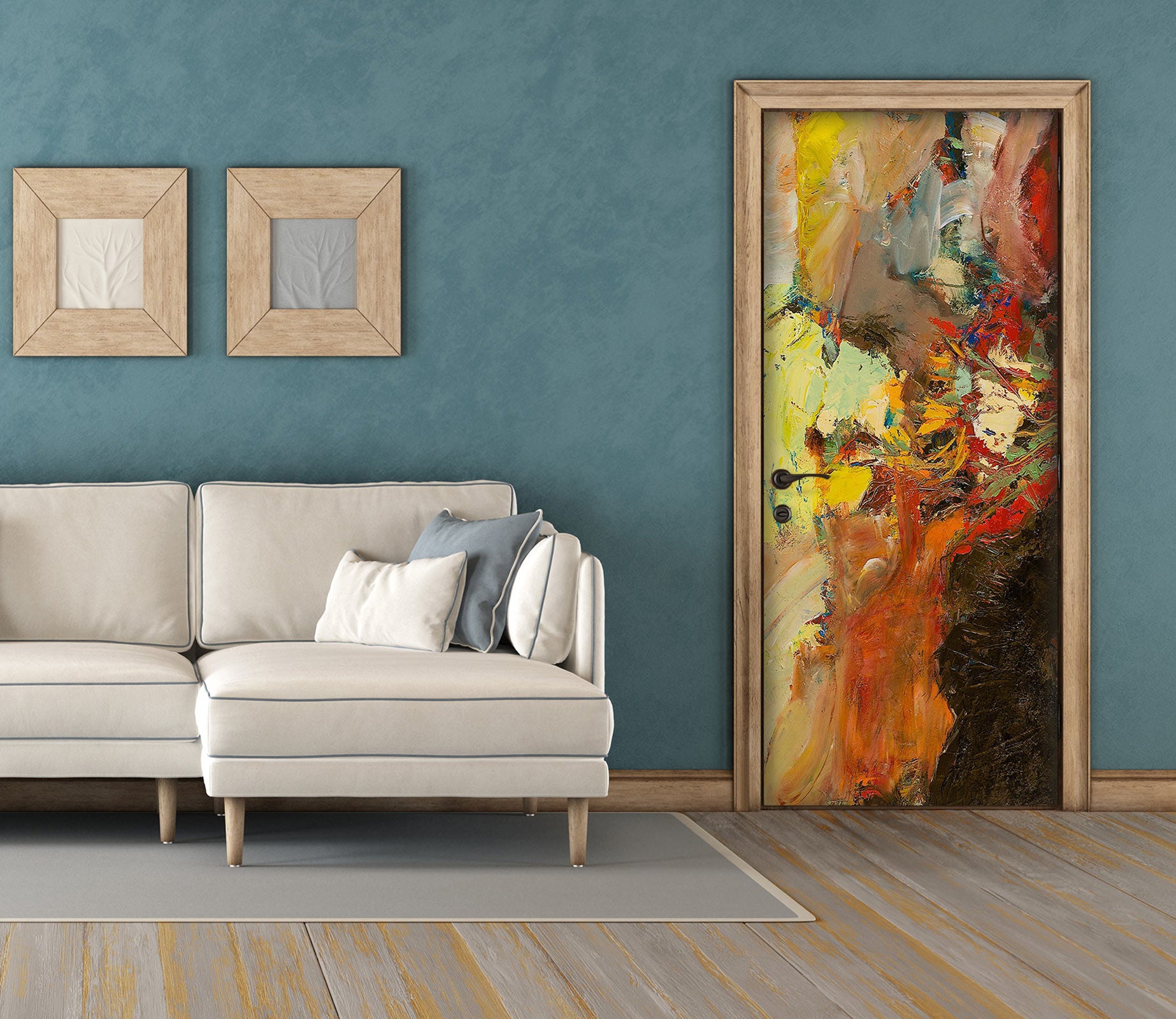 3D Brown Color Pigment Pattern 10101 Allan P. Friedlander Door Mural