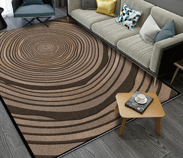 3D Muddy Wave WG422 Non Slip Rug Mat Mat AJ Creativity Home 