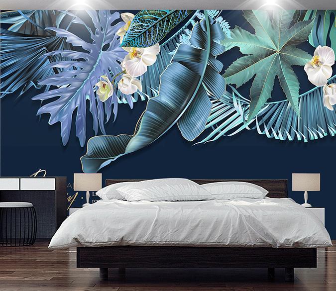 3D Leaves 661 Wall Murals Wallpaper AJ Wallpaper 2 