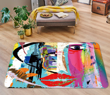 3D Color Pattern 35056 Non Slip Rug Mat