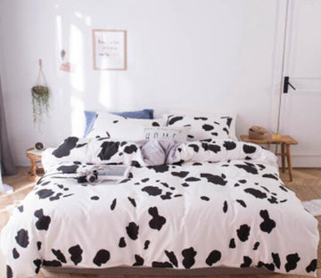 3D Cow Pattern 15171 Bed Pillowcases Quilt