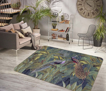 3D Peacock Home 1014 Andrea haase Rug Non Slip Rug Mat Mat AJ Creativity Home 