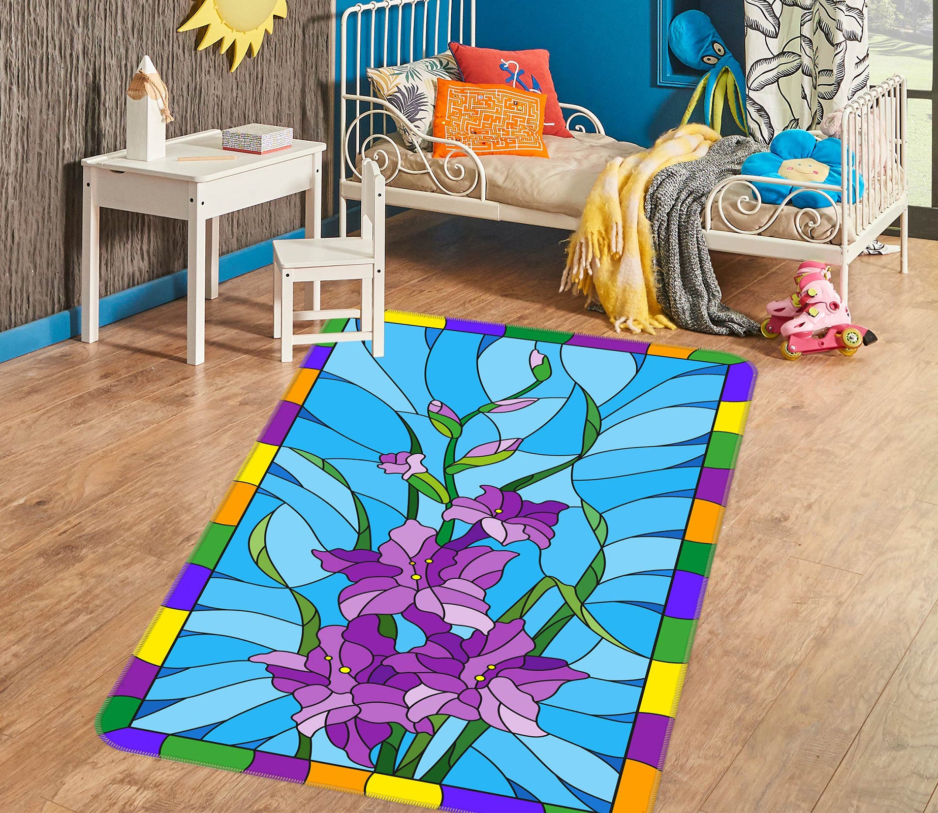 3D Pattern 33092 Non Slip Rug Mat