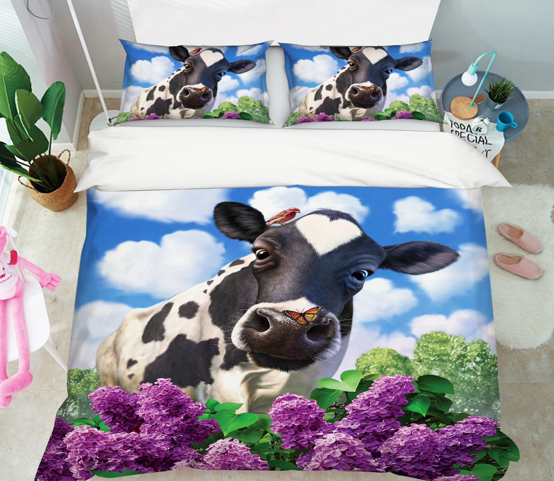 3D Cows 86022 Jerry LoFaro bedding Bed Pillowcases Quilt