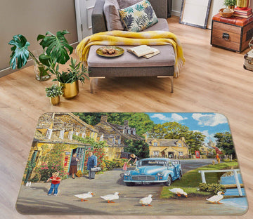 3D Car River 1061 Trevor Mitchell Rug Non Slip Rug Mat Mat AJ Creativity Home 