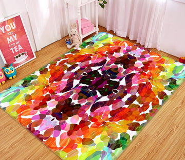 3D Colored Geometric Pattern 1001 Shandra Smith Rug Non Slip Rug Mat Mat AJ Creativity Home 