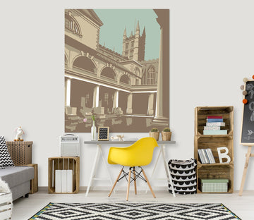 3D Bath 014 Steve Read Wall Sticker Wallpaper AJ Wallpaper 2 