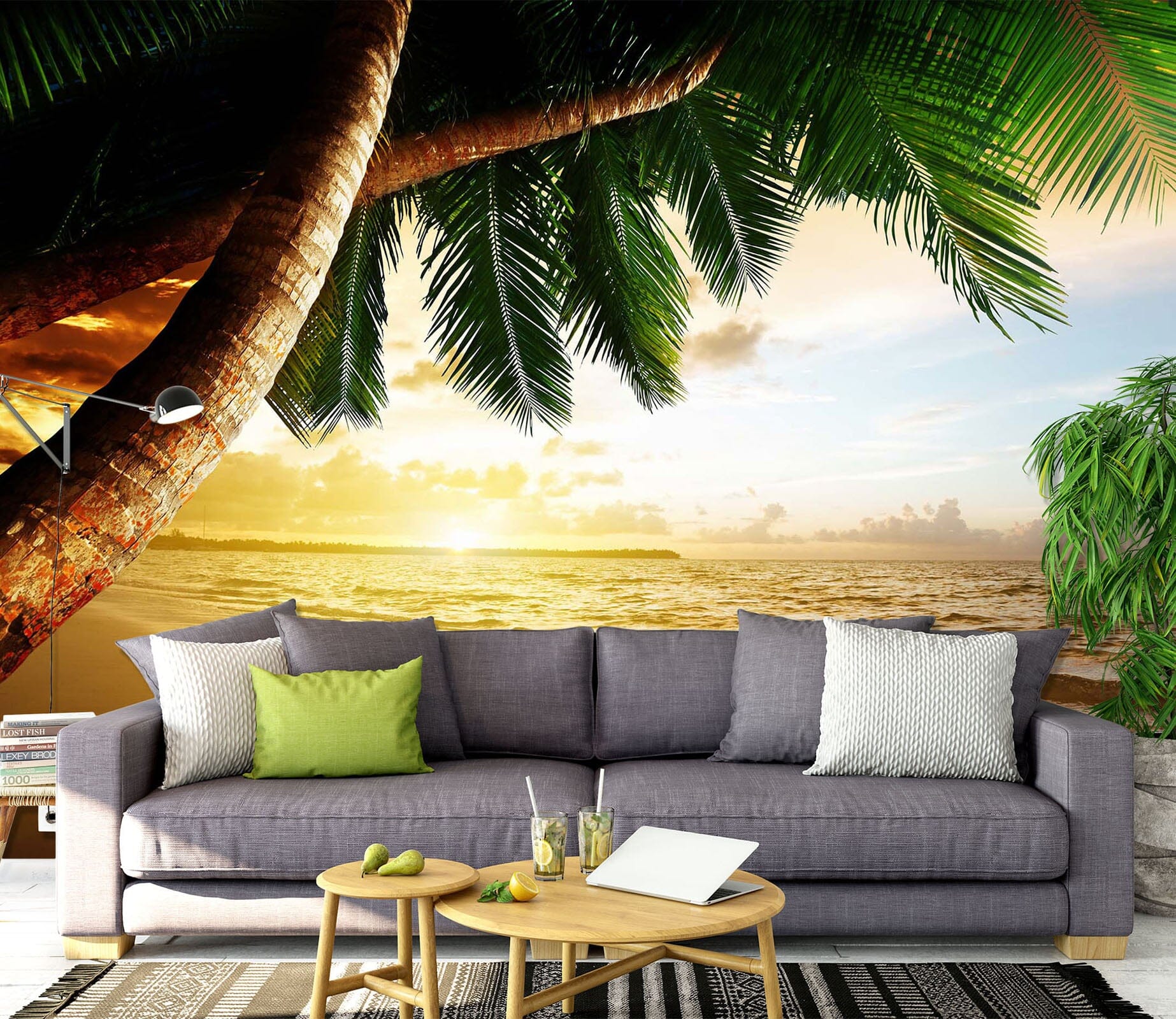 3D Beach Tree 2009 Wall Murals Wallpaper AJ Wallpaper 2 