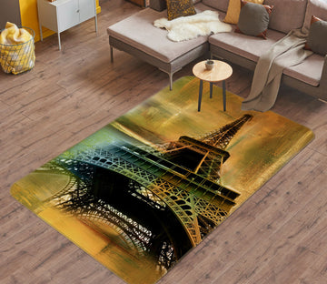 3D Eiffel Tower 32131 Non Slip Rug Mat