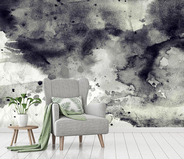 3D Black & White Ink 023 Wall Murals