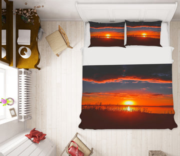 3D Water Surface Sun 59161 Bed Pillowcases Quilt