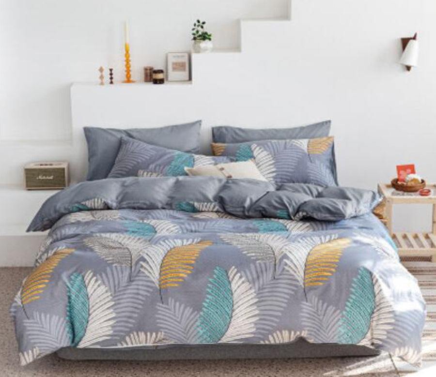 3D Leaves 30085 Bed Pillowcases Quilt