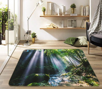 3D Jungle Sun 66061 Non Slip Rug Mat
