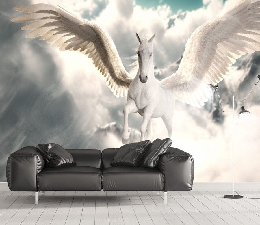 3D Wing Horse 2103 Wall Murals Wallpaper AJ Wallpaper 2 