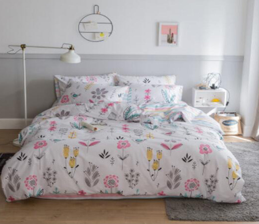 3D Flowers 20219 Bed Pillowcases Quilt