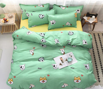 3D Dog Head 2192 Bed Pillowcases Quilt