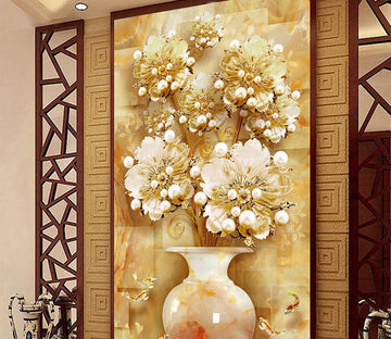 3D Vase Flower 85 Wall Murals Wallpaper AJ Wallpaper 2 