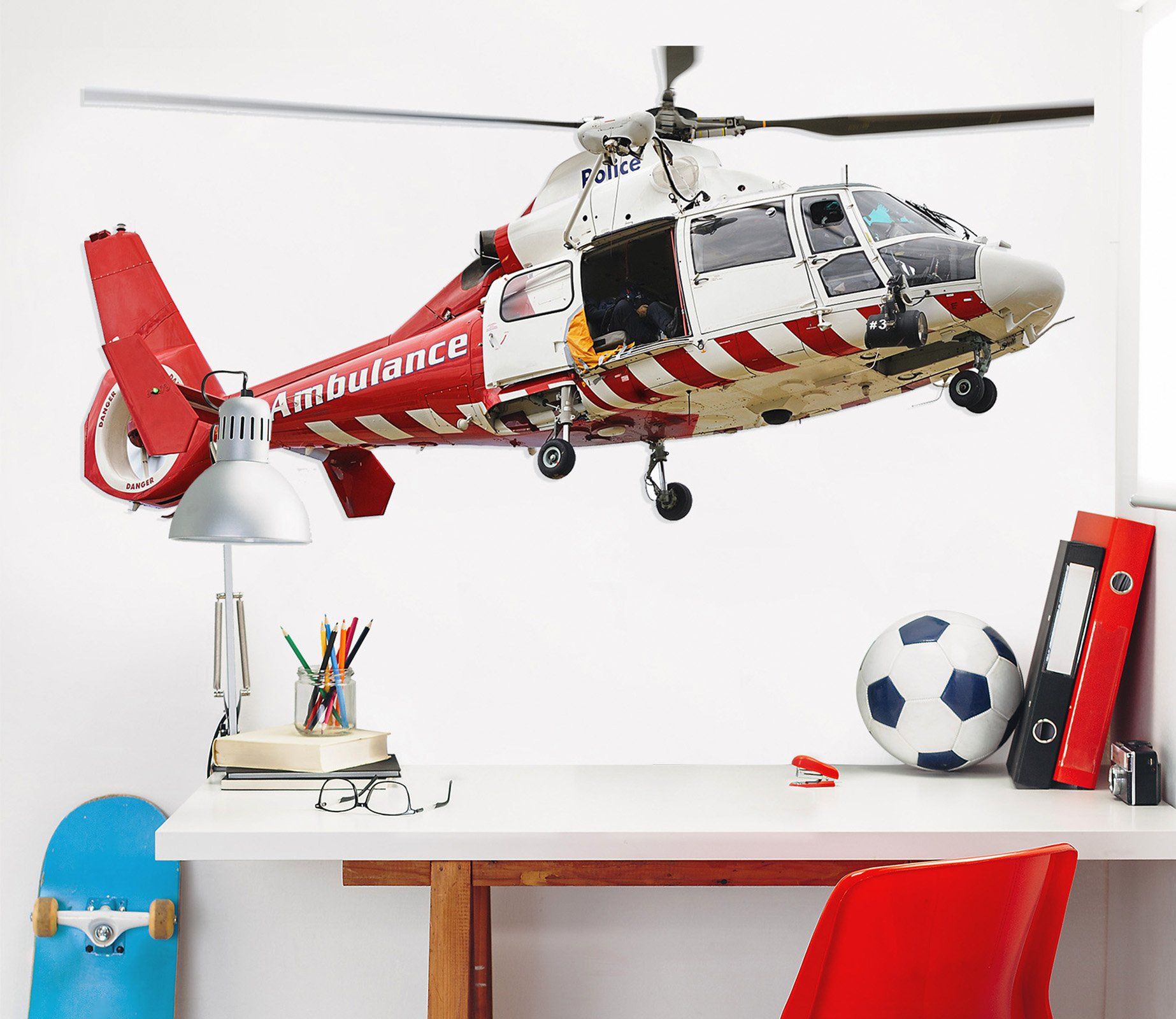 3D Red Helicopter 134 Vehicles Wallpaper AJ Wallpaper 