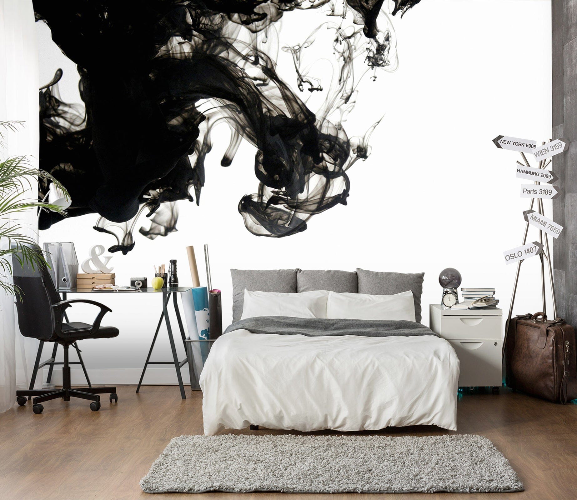 3D Ink And Wash 1707 Wall Murals Wallpaper AJ Wallpaper 2 