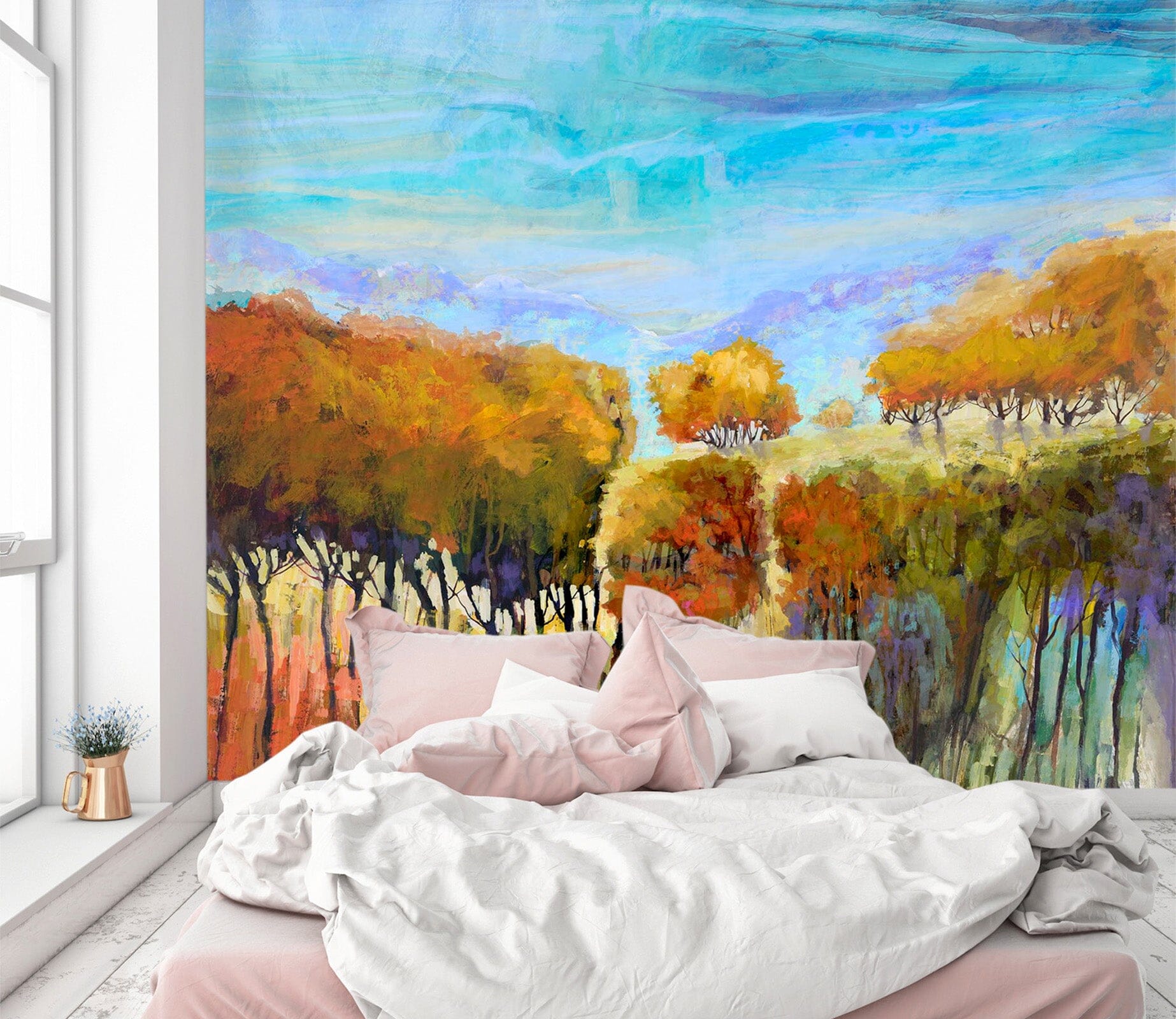 3D Painted Forest 1514 Michael Tienhaara Wall Mural Wall Murals Wallpaper AJ Wallpaper 2 