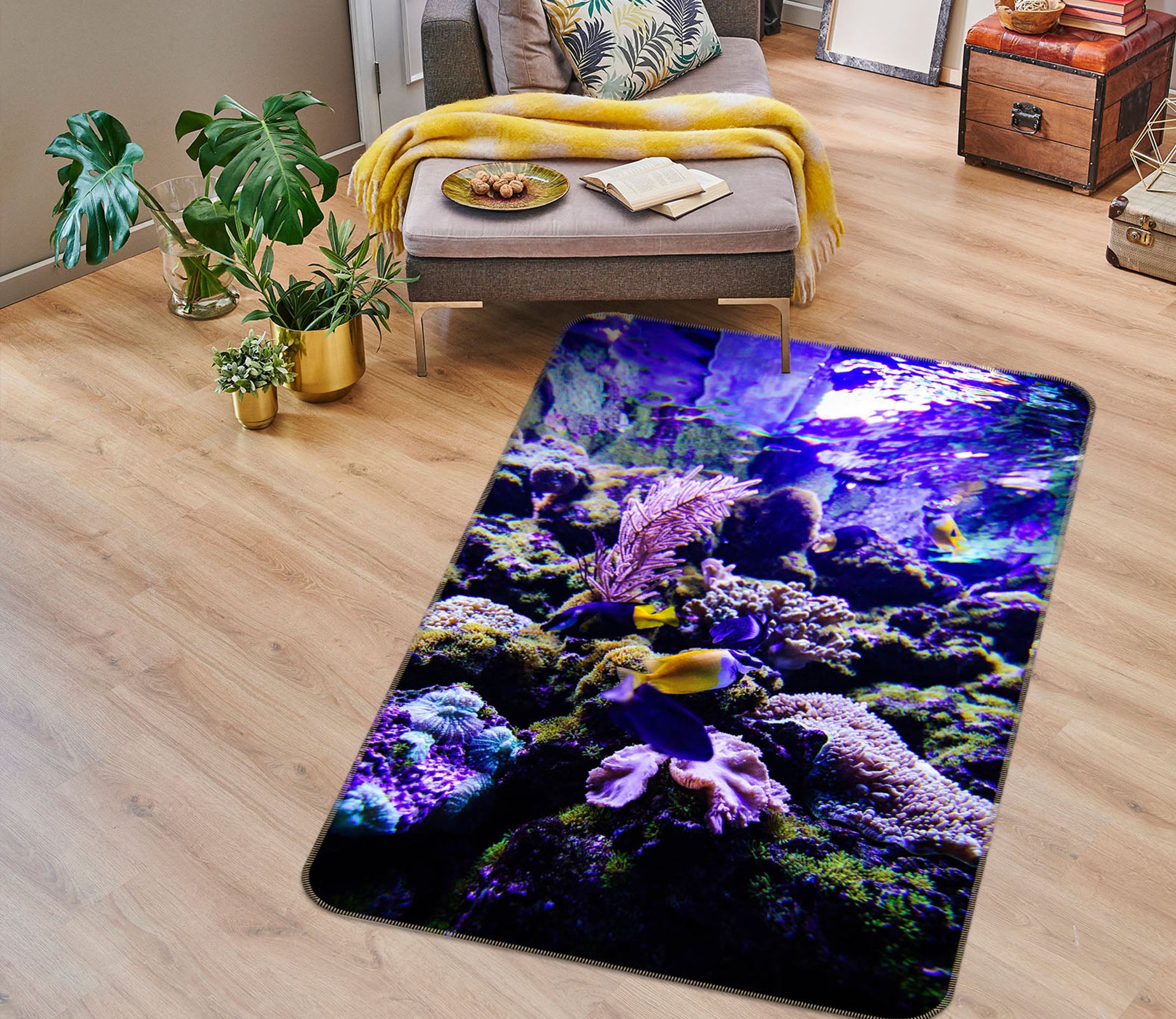 3D Coral Fish 26172 Non Slip Rug Mat