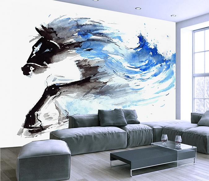 3D Art Horse 317 Wall Murals Wallpaper AJ Wallpaper 2 