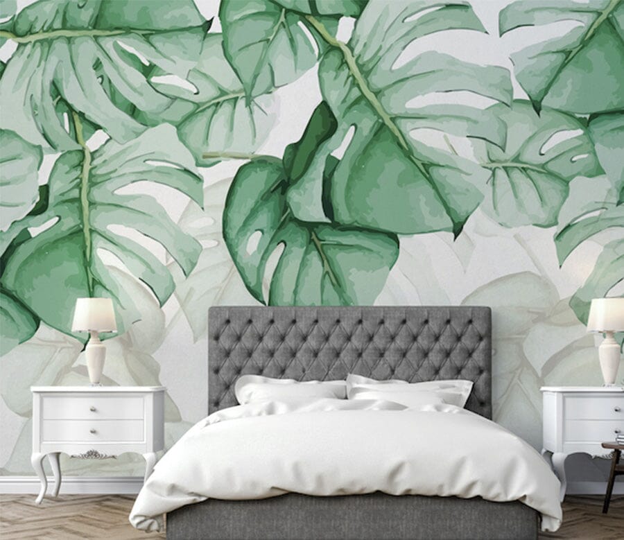 3D Green Plant WG238 Wall Murals Wallpaper AJ Wallpaper 2 