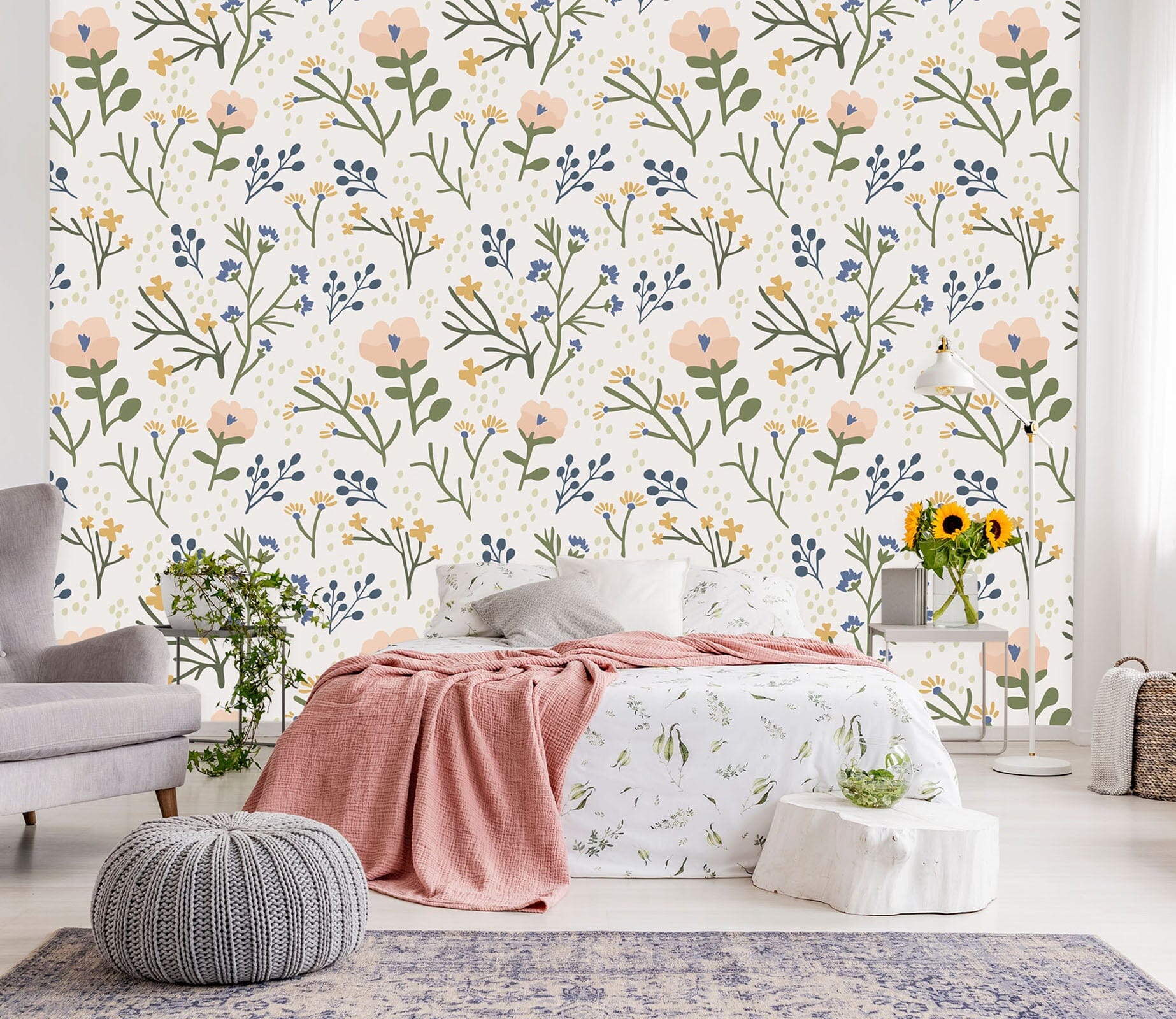 3D Cute Pattern 1407 Jillian Helvey Wall Mural Wall Murals Wallpaper AJ Wallpaper 2 