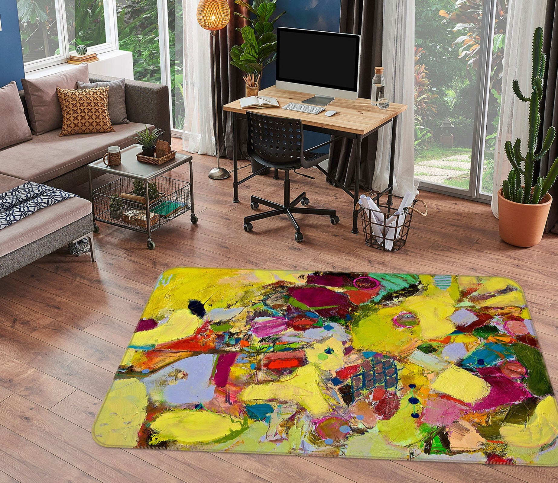 3D Brilliant Colors 1065 Allan P. Friedlander Rug Non Slip Rug Mat Mat AJ Creativity Home 