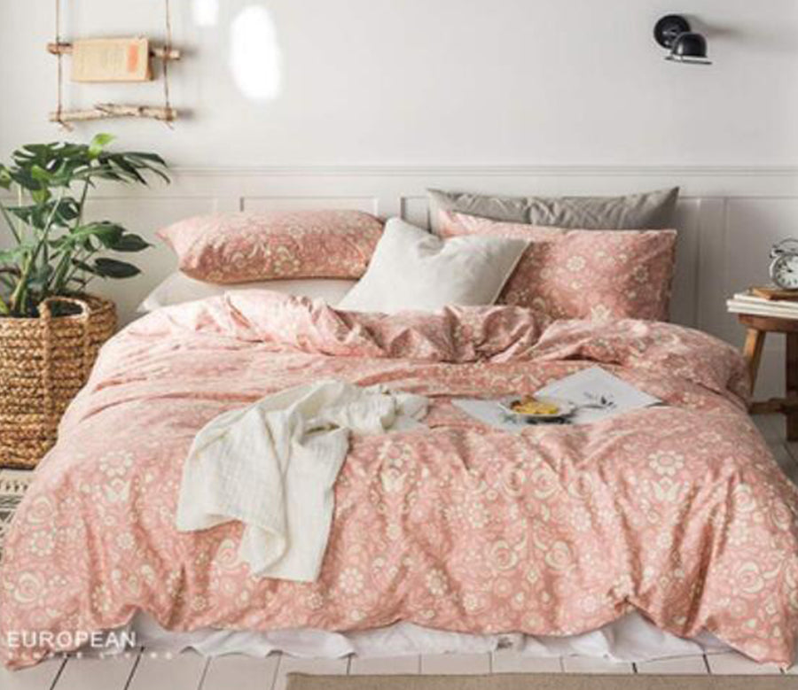 3D Flesh Orange Pattern 16036 Bed Pillowcases Quilt