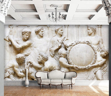 3D Carving Children 1514 Wall Murals Wallpaper AJ Wallpaper 2 
