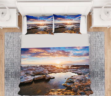 3D Waterside 61028 Bed Pillowcases Quilt