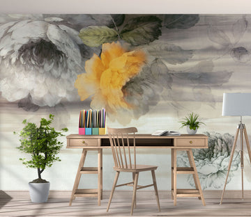 3D Vintage Flower 1108 Wall Murals