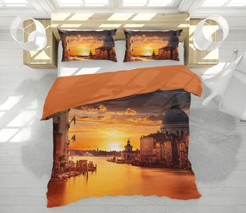 3D Sunset 2139 Marco Carmassi Bedding Bed Pillowcases Quilt Quiet Covers AJ Creativity Home 